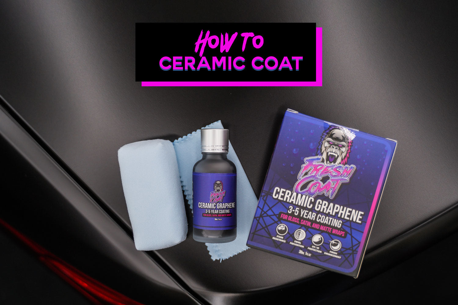 How to Ceramic Coat Your Car Wrap
