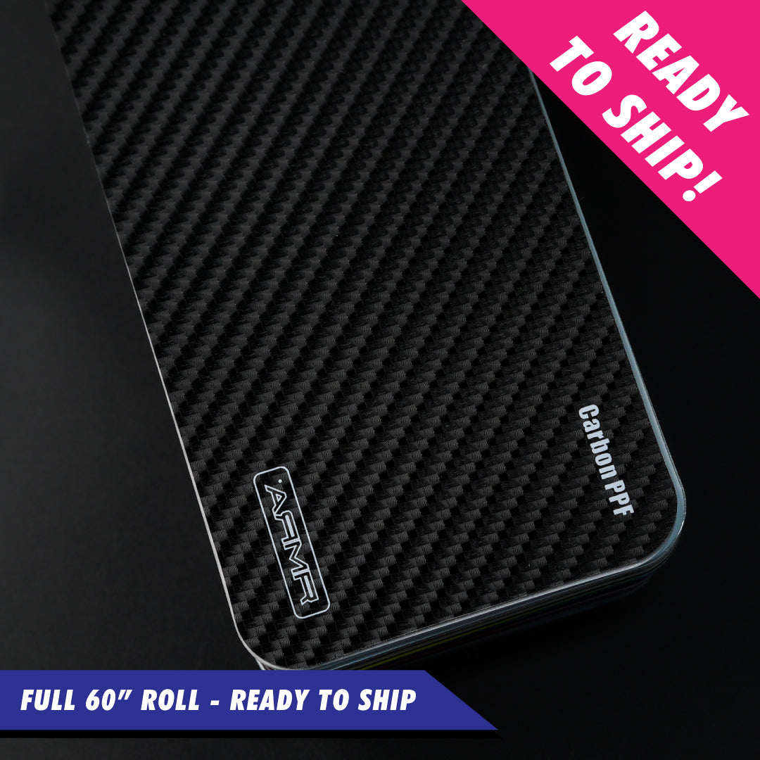 Carbon Fiber Glossy - ARMR PPF Paint Protection Film Wet or Dry Installation