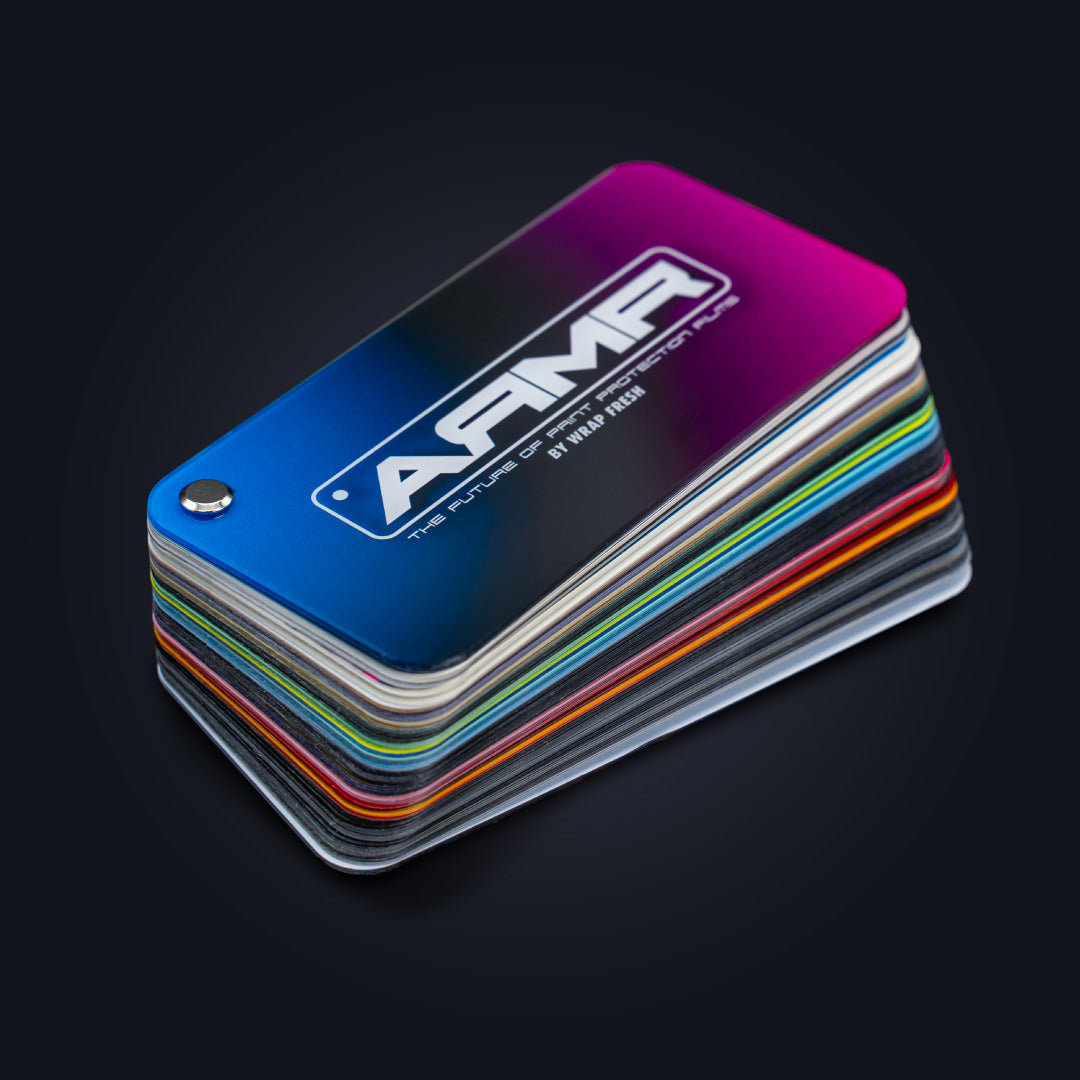 0001 ARMR Full Color PPF Swatch Sample Book