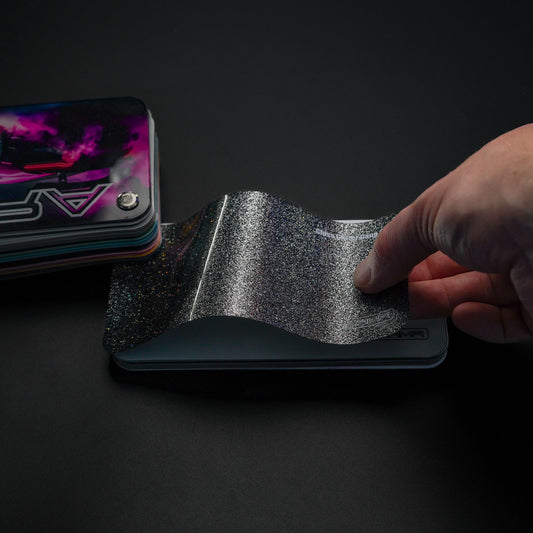 Gloss Glitter Gang Grey - ARMR PPF Paint Protection Film Wet or Dry Installation