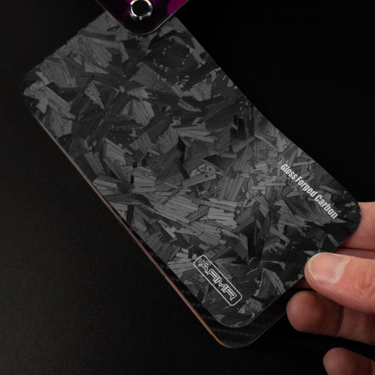 Carbon Fiber Forged Carbon Glossy - ARMR PPF Paint Protection Film Wet or Dry Installation