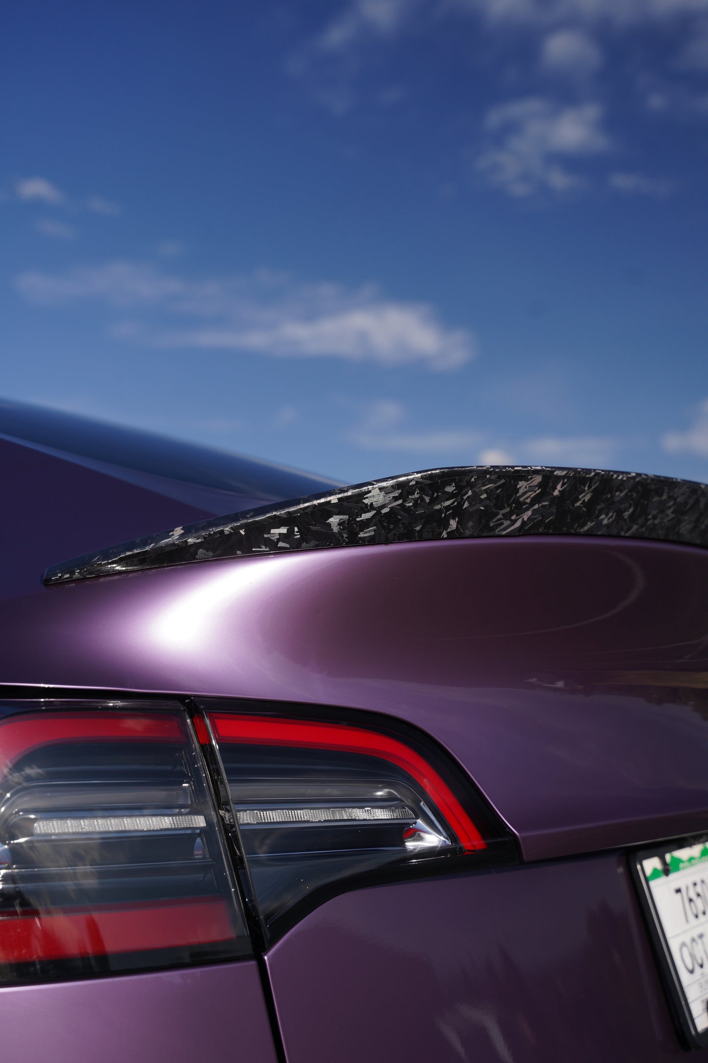 Carbon Fiber Forged Carbon Glossy - ARMR PPF Paint Protection Film Wet or Dry Installation