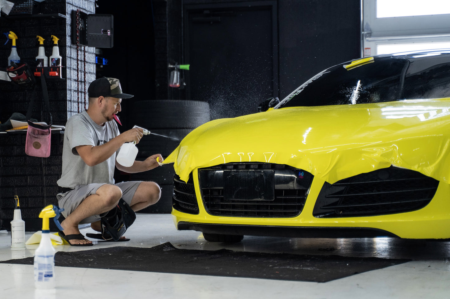 Gloss Highlighter Yellow - ARMR Color PPF Paint Protection Film Roll