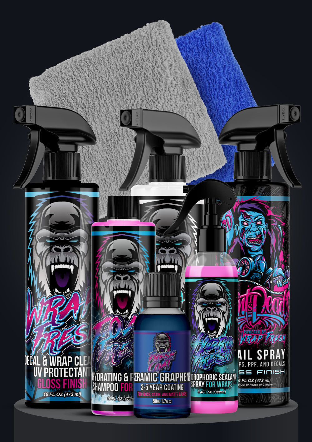 A bundle of a variety of different products