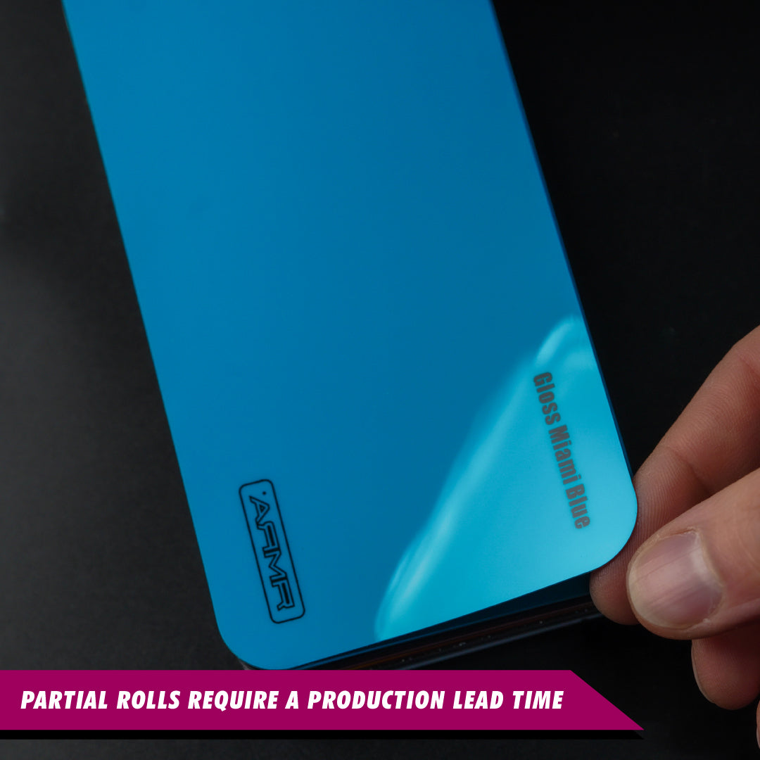 Gloss Miami Blue - ARMR Color PPF Paint Protection Film Roll