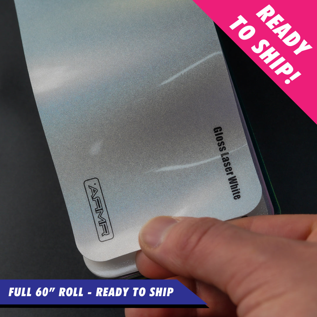 Gloss Laser White - ARMR Color PPF Paint Protection Film Roll