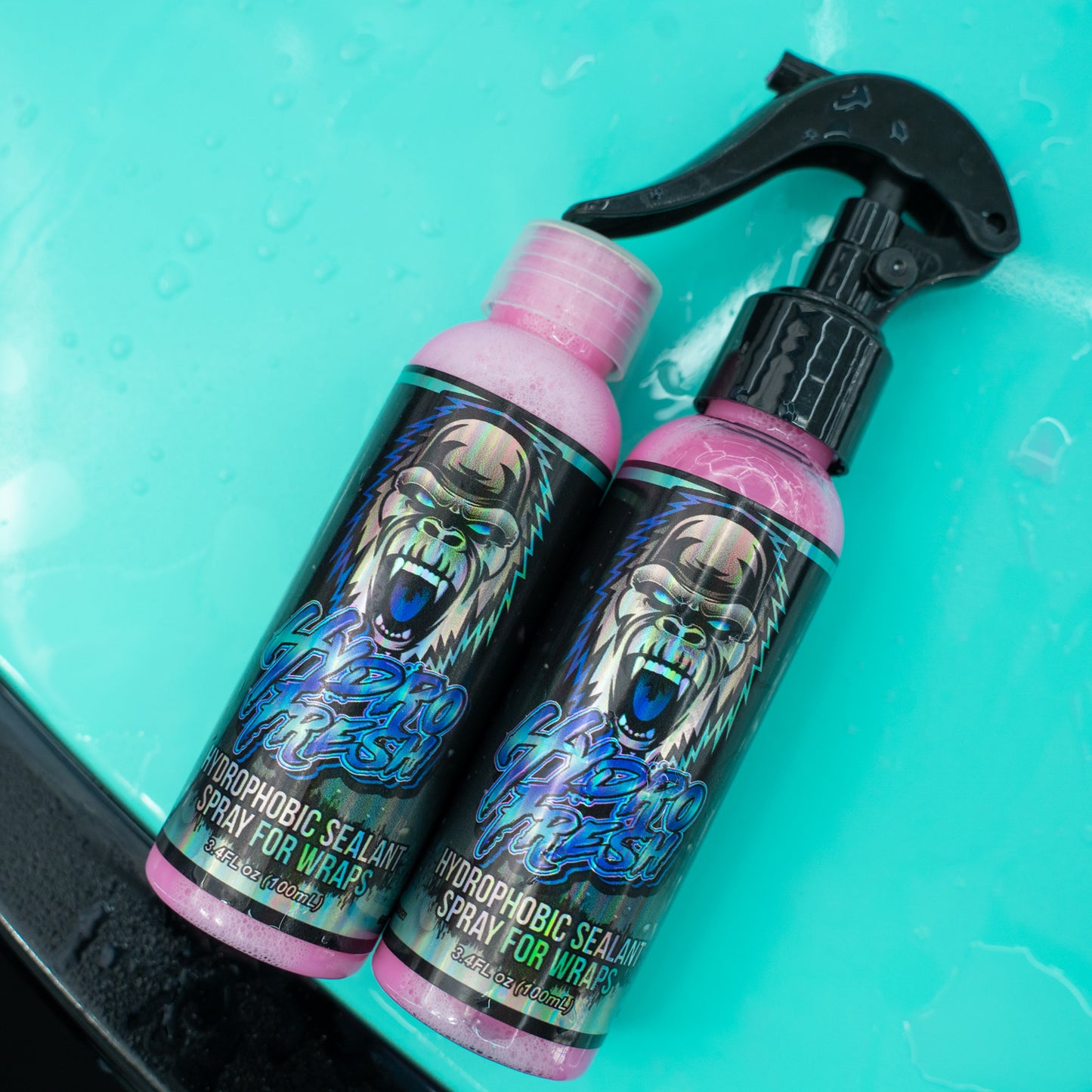 Hydro Fresh - Hydrophobic Vinyl Wrap Sealant Spray for Car Washing & Maintenance
