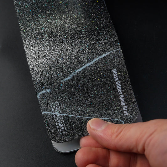 Gloss Glitter Gang Grey - ARMR PPF Paint Protection Film Wet or Dry Installation