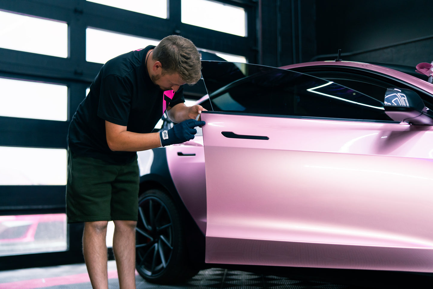 Gloss Petal Pink - ARMR PPF Paint Protection Film Wet or Dry Installation