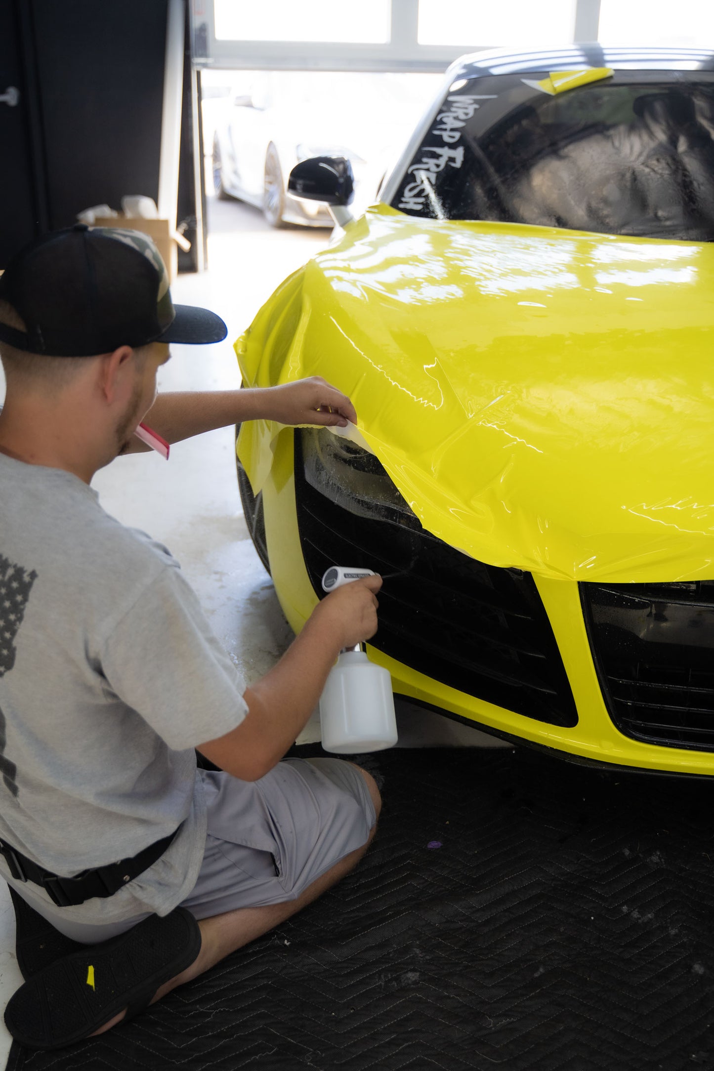 Gloss Highlighter Yellow - ARMR Color PPF Paint Protection Film Roll