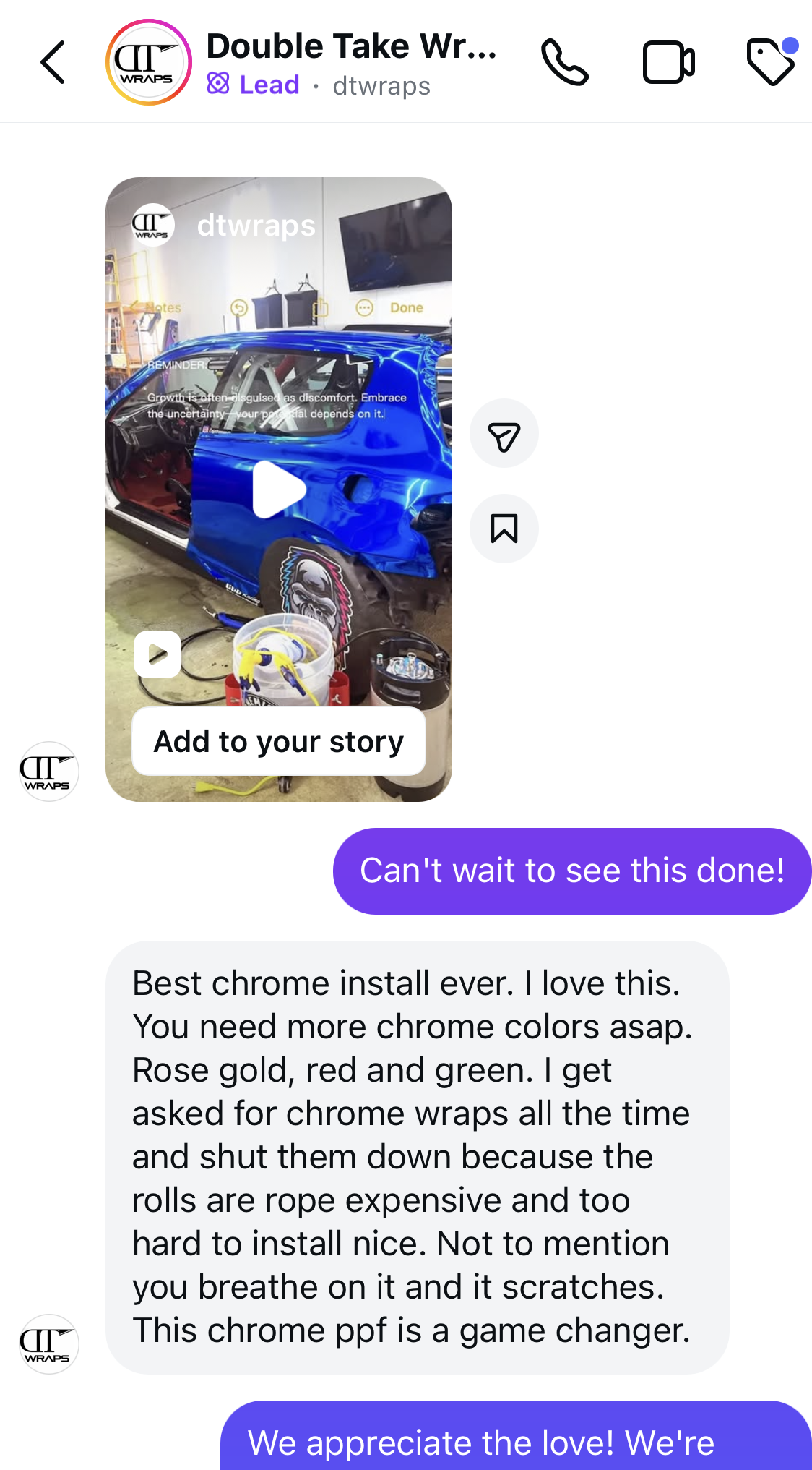 Blue Nile Chrome - ELITE - ARMR Color PPF Paint Protection Film Roll