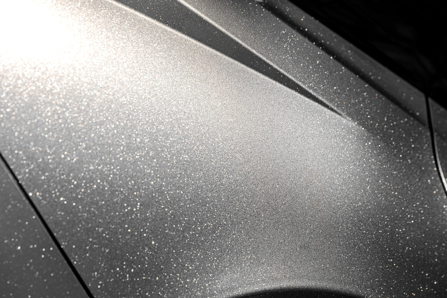 Gloss Glitter Gang Silver - ARMR PPF Paint Protection Film Wet or Dry Installation