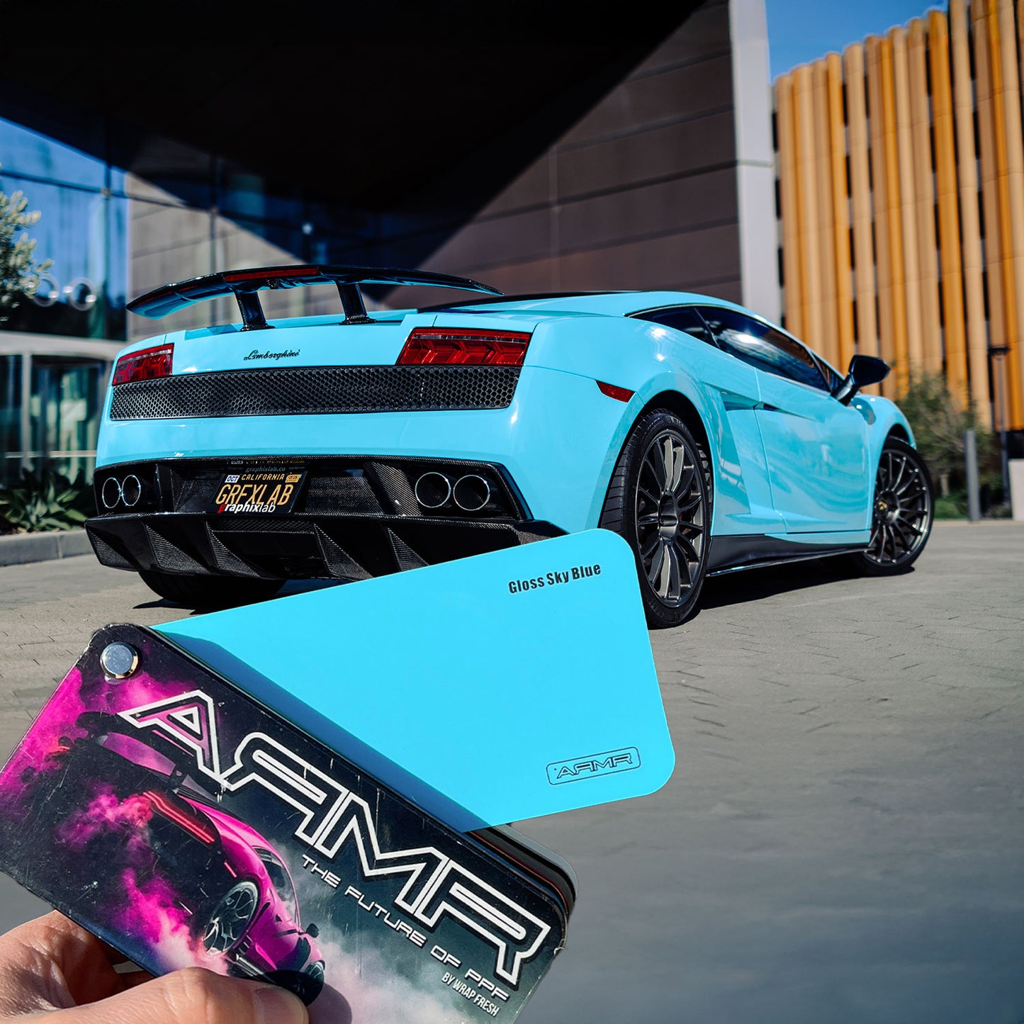 Gloss Sky Blue - ARMR Color PPF Paint Protection Film Roll