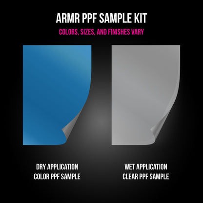 ARMR Sample Kit - Color and Clear PPF - Wet and Dry Installation