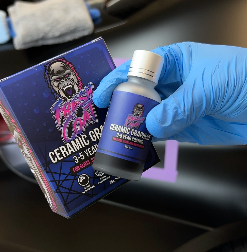Fresh Coat - Ceramic Coating for Wraps - Vinyl and PPF, Hydrophobic and Protective Kit