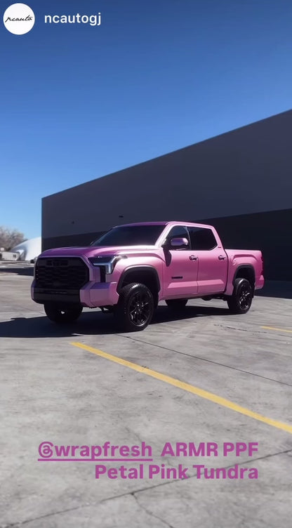 Gloss Petal Pink - ARMR PPF Paint Protection Film Wet or Dry Installation