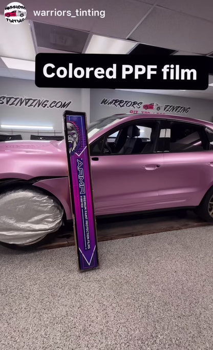 Gloss Petal Pink - ARMR PPF Paint Protection Film Wet or Dry Installation