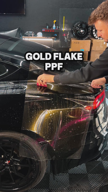 Clear Glossy Gold Flake - ARMR PPF Paint Protection Film Roll