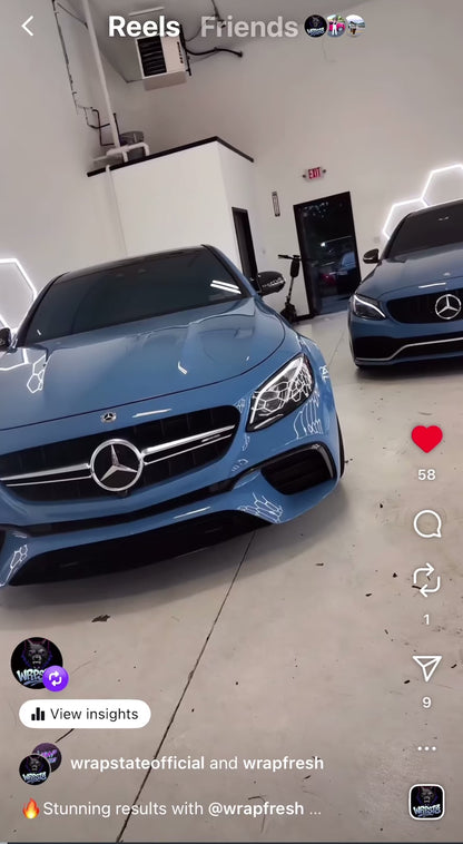 Gloss China Blue - ARMR Color PPF Paint Protection Film Roll